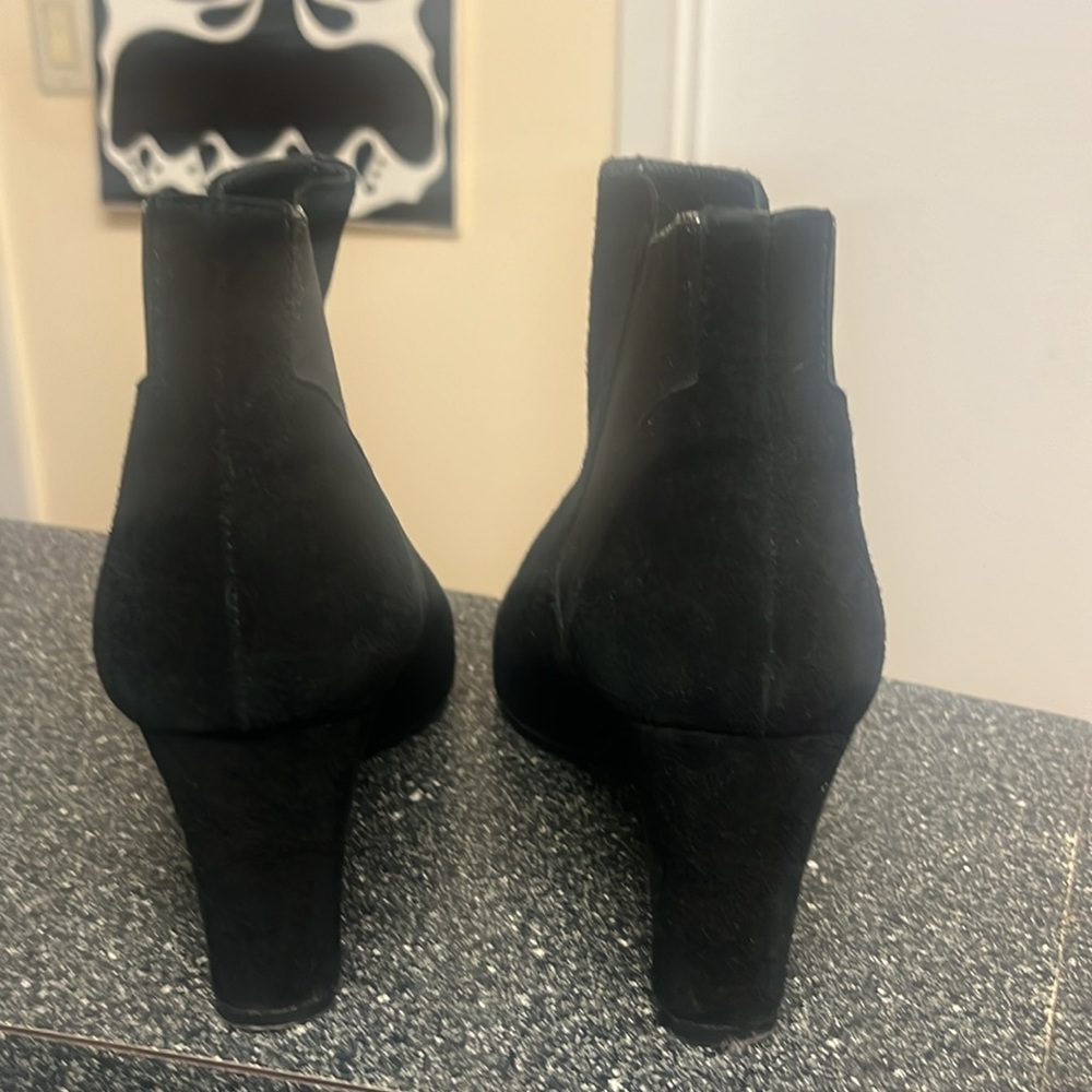 Minelli Ankle boots in Suede with elastic band on the sides. - Picture 3 of 6